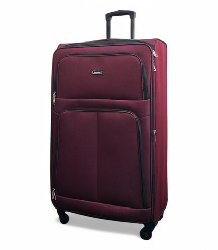 Tahara X-Large Soft Shell Suitcase in Wine