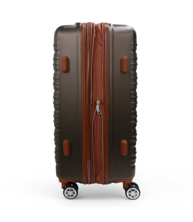 Armidale Medium Hard Shell Suitcase in Coffee