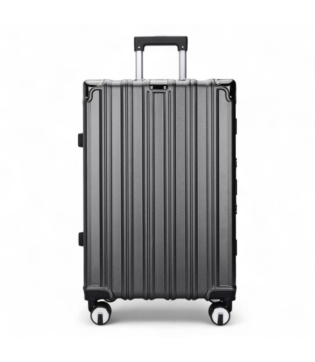 Airdrie Large Hard Shell Suitcase in Charcoal Black