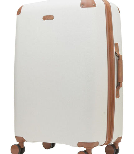 Amble Large Hard Shell Suitcase in Cream