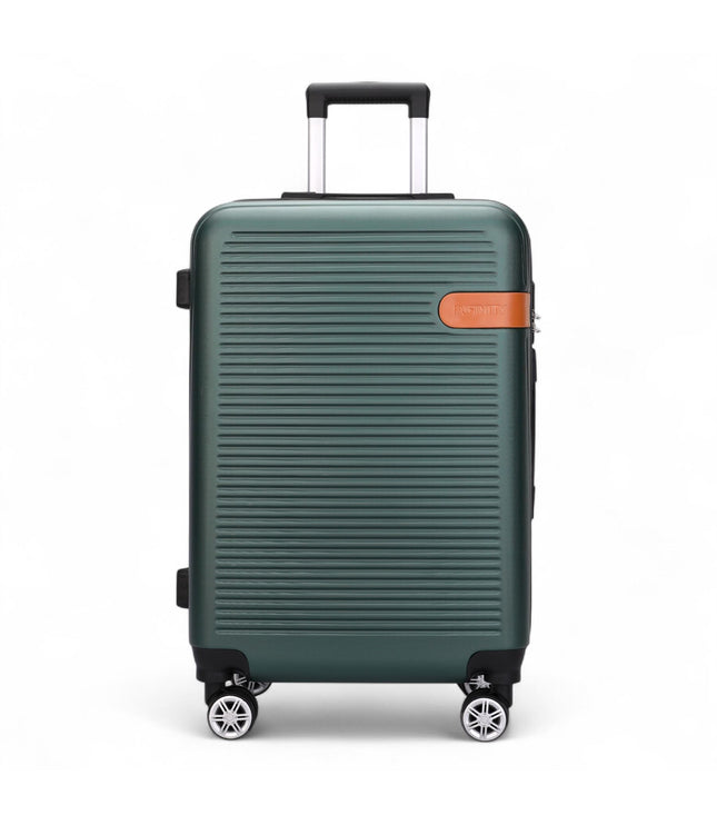 Calgary Large Hard Shell Suitcase in Emerald Green