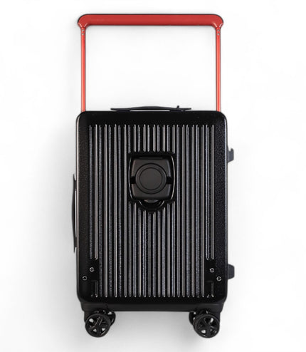 Hard Shell Black Rimowa Inspired TSA Cabin Luggage Suitcase Durable Spinner Carry-On