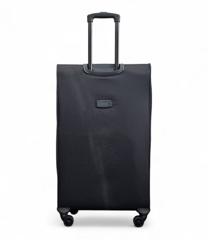 Gosford Large Soft Shell Suitcase in Black