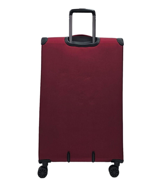 Bourne Large Soft Shell Suitcase in Burgundy