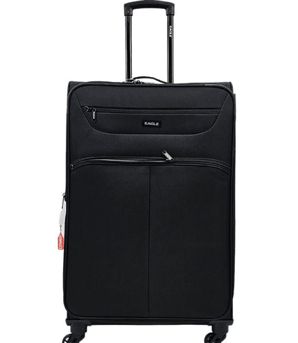 Ashford Large Soft Shell Suitcase in Black