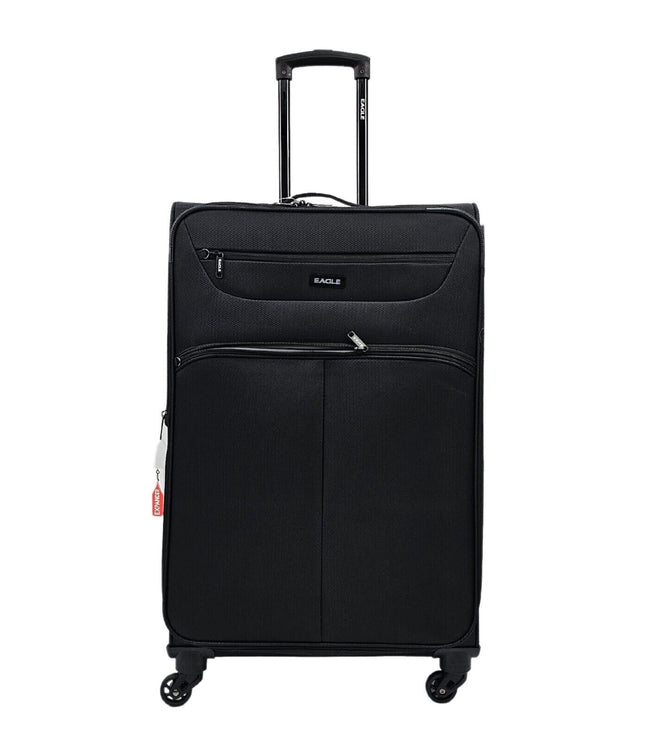 Ashford Large Soft Shell Suitcase in Black