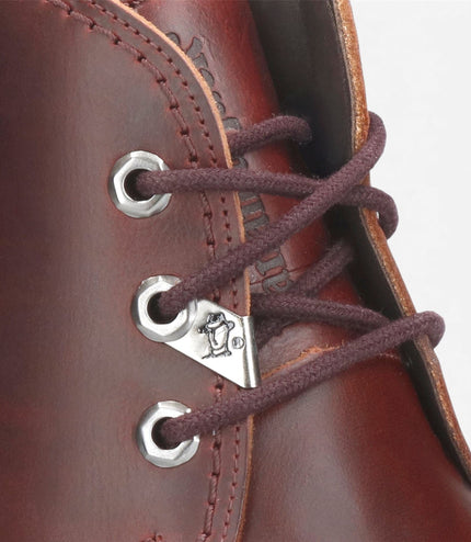Panama Jack Men's Burgundy Leather Waterproof Lace-Up Ankle Boots - Bota C77