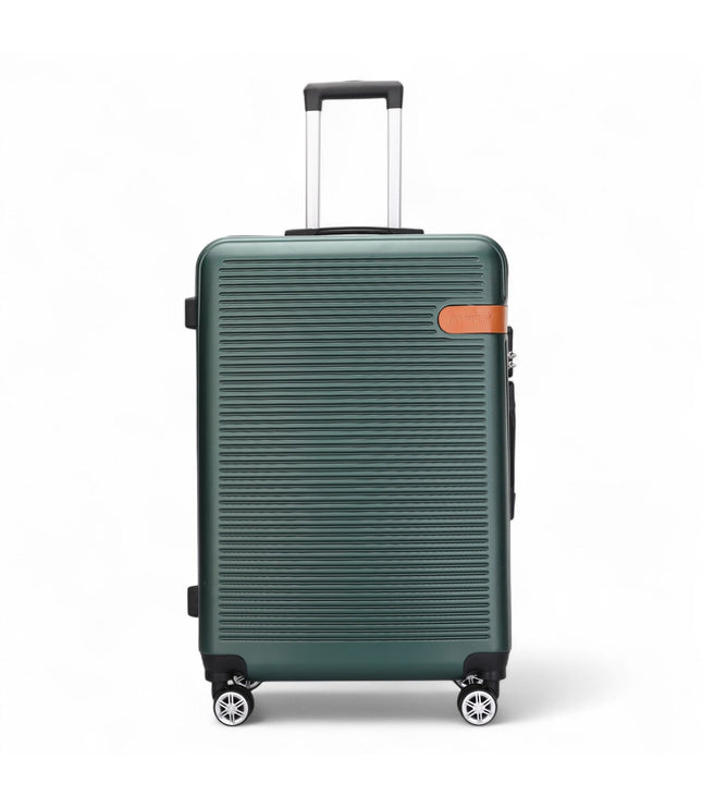 Calgary Medium Hard Shell Suitcase in Emerald Green