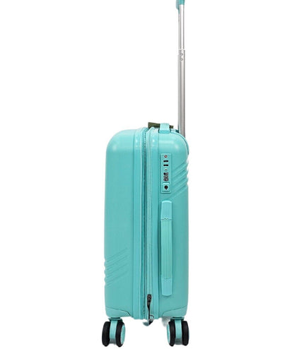 Camborne Cabin Hard Shell Suitcase in Teal