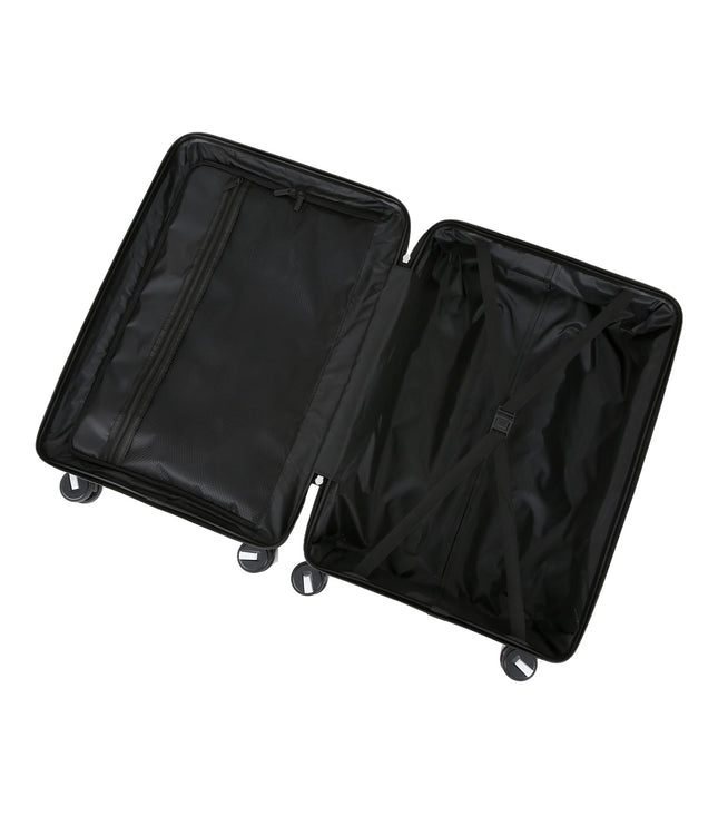 Courtenay Set of 3 Hard Shell Suitcase in Black