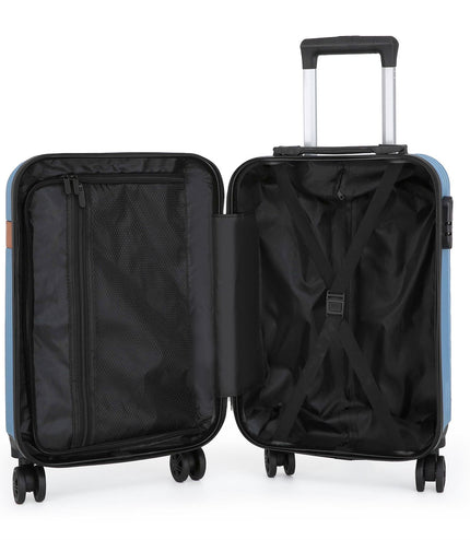 Calgary Cabin Hard Shell Suitcase in Blue