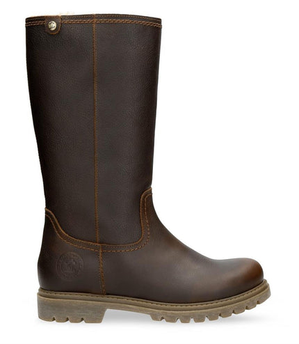 Panama Jack Women's Bambina B82 Chestnut Waterproof Leather Winter Boots