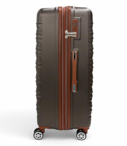 Armidale Large Hard Shell Suitcase in Coffee