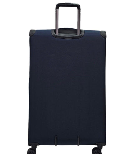 Bourne Large Soft Shell Suitcase in Navy