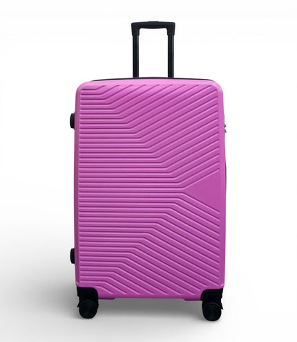 Junee Large Hard Shell Suitcase in Pink