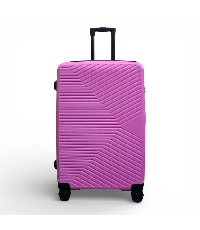 Junee Large Hard Shell Suitcase in Pink