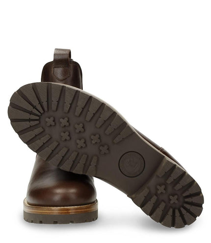 Panama Jack Women's Francesca B13 Brown Leather Chelsea Boots