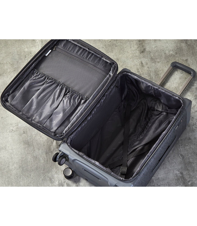 Amesbury Large Soft Shell Suitcase in Grey