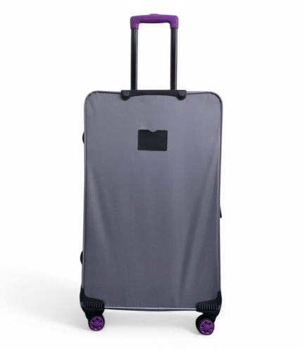 Handa Large Soft Shell Suitcase in Grey
