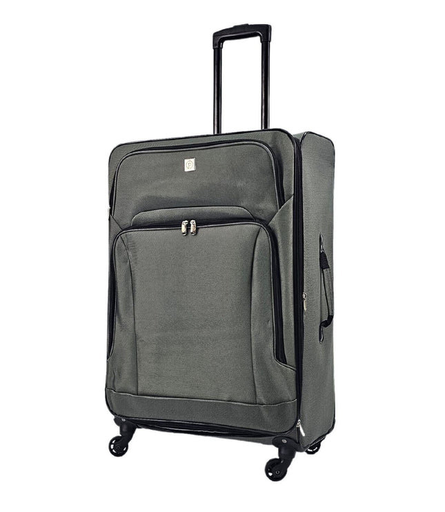 Corsham Large Soft Shell Suitcase in Grey