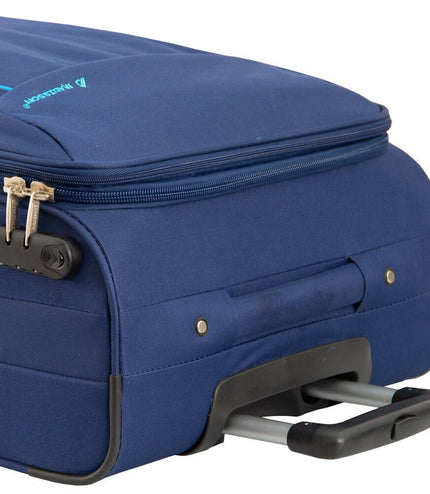 Clevedon Cabin Soft Shell Suitcase in Blue