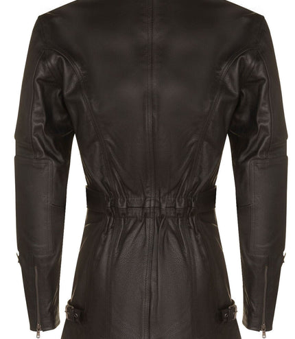 Mens Cross Zip CE Armour Biker Jacket - Budapest - Black