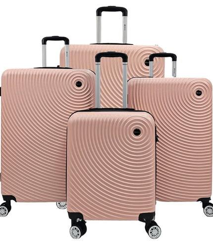 Chorley Set of 4 Hard Shell Suitcase in Rose Gold