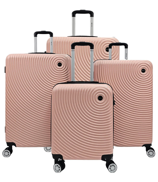 Chorley Set of 4 Hard Shell Suitcase in Rose Gold