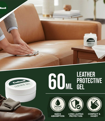 Collonil Leather Gel 60ml Waterproof, Dirt-Repellent & Colour-Reviving Leather Care