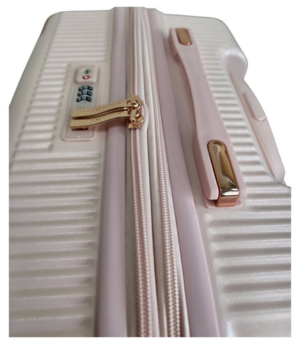 Cowra Large Hard Shell Suitcase in Rose Gold