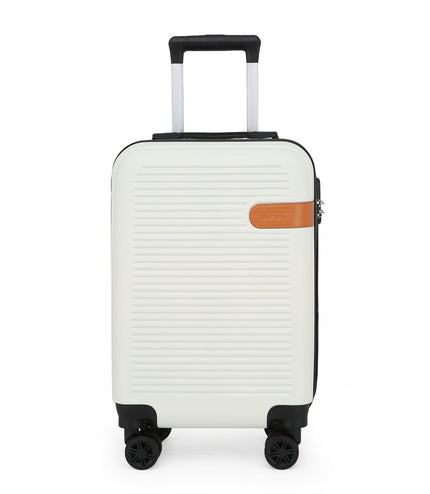 Calgary Cabin Hard Shell Suitcase in Cream