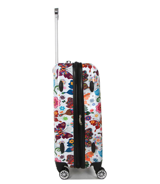 Corbridge Medium Hard Shell Suitcase in Butterfly