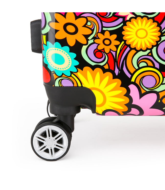 Chelsea Set of 3 Hard Shell Suitcase in Flower