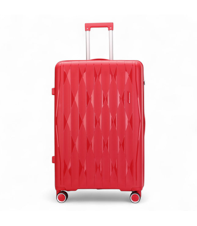 Burnaby Medium Hard Shell Suitcase in Red