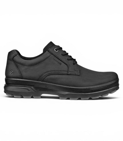 Ecco Men's Black Leather Waterproof Casual Shoes -  Rugged Track 25