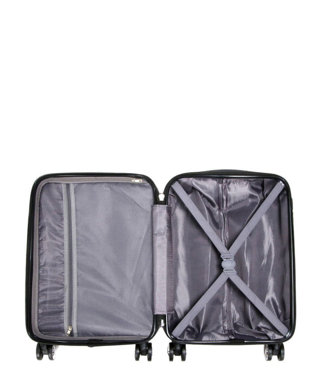 Colyton Cabin Hard Shell Suitcase in Black