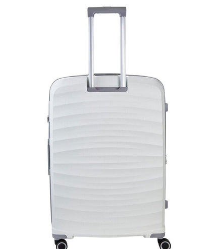 Alton Large Hard Shell Suitcase in White