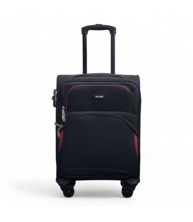 Gosford Cabin Soft Shell Suitcase in Black