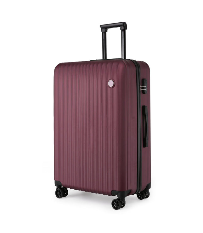 Edmonton Large Hard Shell Suitcase in Burgundy