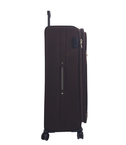 Arundel Extra Large Soft Shell Suitcase in Brown