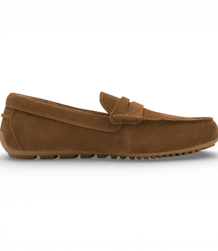 Tamaris Mens Brown Suede Moccasin Loafers Casual Shoes
