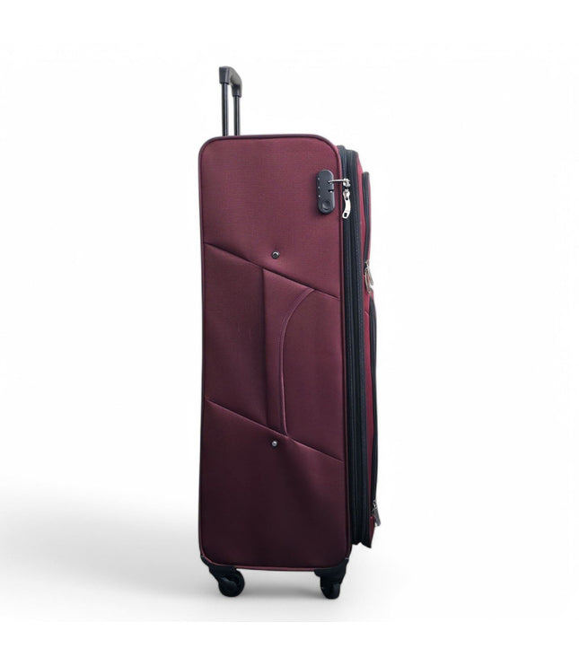 Tahara X-Large Soft Shell Suitcase in Wine