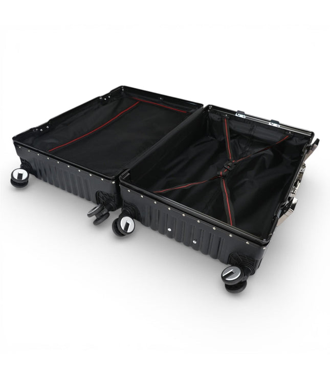 Airdrie Set of 3 Hard Shell Suitcase in Black