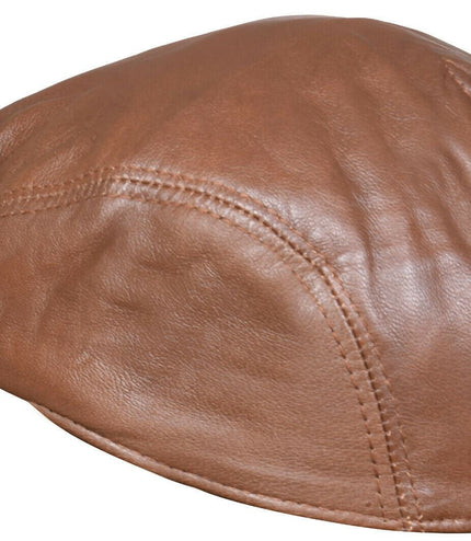 Mens  Flat Hat Leather Peaky Blinders Beret Newsboy Gatsby Golf Cabbie Cap