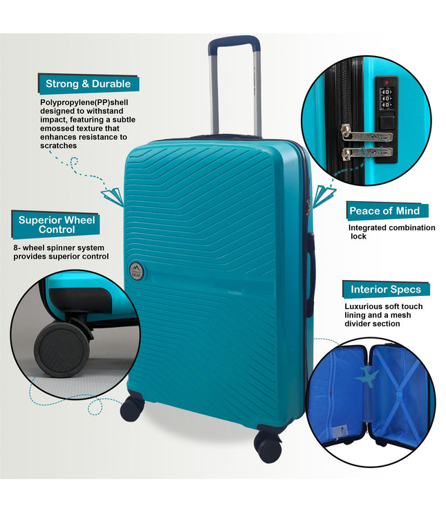 Acton Cabin Hard Shell Suitcase in Mint