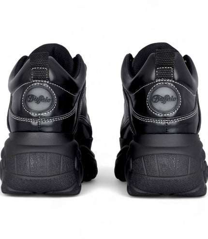 Buffalo Womens Black Chunky Platform Fashion Trainers - 1339-14