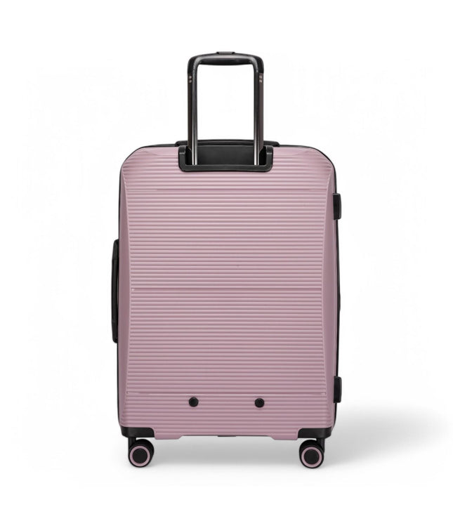 Abiko Large Hard Shell Suitcase in Pink