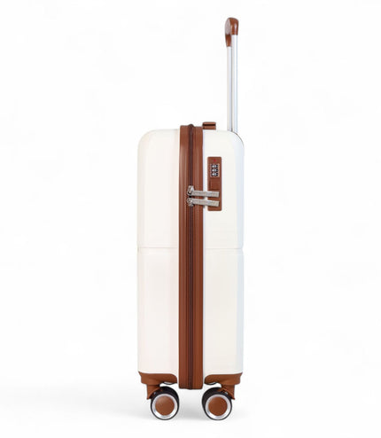 Corowa Large Hard Shell Suitcase in White