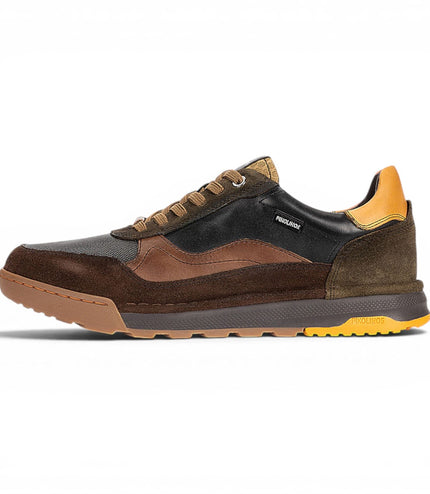 Pikolinos Men's Black Leather Trainers Sneaker Lace-Up Shoes - Teide