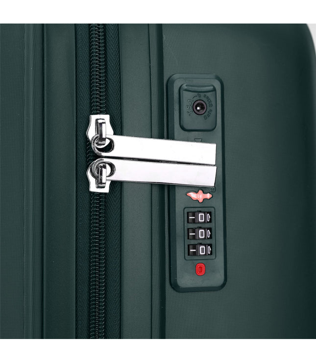 Burnaby Set of 3 Hard Shell Suitcase in Green